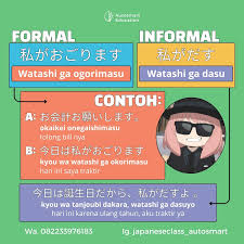 Bahasa Jepang Formal Vs Informal